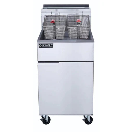 Dukers DCF5-NG Natural Gas Fryer with 5 Tube Burners