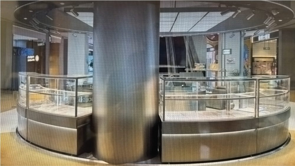 Kool-It KBF-60C Corner Refrigerated Display Case – LED Lighting, Digital Thermostat, R-290 Refrigerant