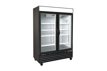 Kool-It KGF-48 Commercial Refrigerator/Freezer – 48 Cu Ft, Triple Pane Glass Doors