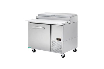 Kool-It Signature KPT-44-1 Pizza Prep Table, 44"W, 11.3 cu. ft., Stainless Steel, 1 Door
