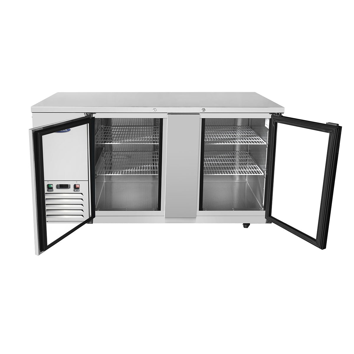 Atosa MBB69GGR — 69″ Back Bar Cooler with Glass Doors