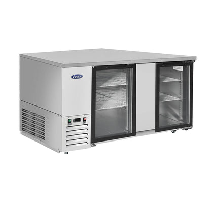 Atosa MBB69GGR — 69″ Back Bar Cooler with Glass Doors