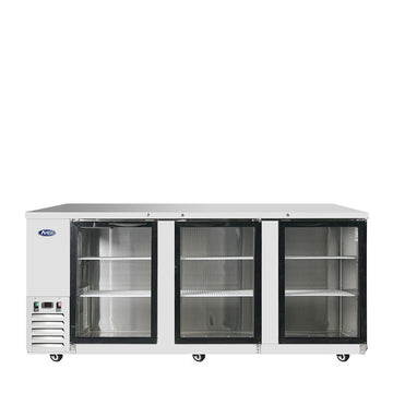 Atosa MBB90GGR — 90″ Back Bar Cooler with Glass Doors