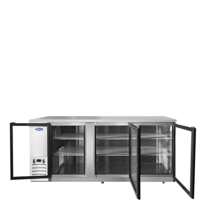 Atosa MBB90GGR — 90″ Back Bar Cooler with Glass Doors