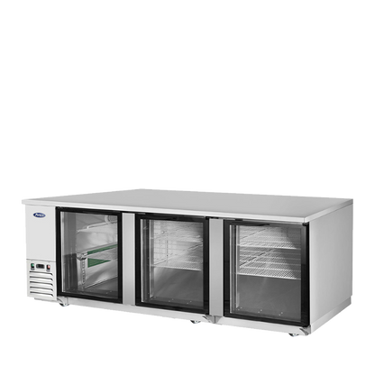 Atosa MBB90GGR — 90″ Back Bar Cooler with Glass Doors