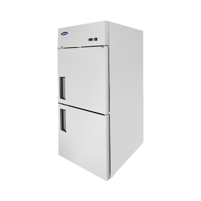 Atosa MBF8010GR — Top Mount Two (2) Divided Door Reach-in Refrigerator
