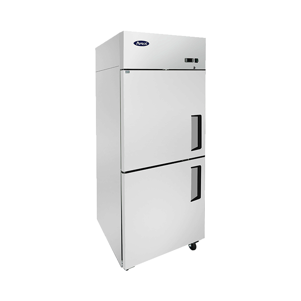 Atosa MBF8010GRL — Top Mount Two (2) Divided Door Reach-in Refrigerator, Left-hand Hinge