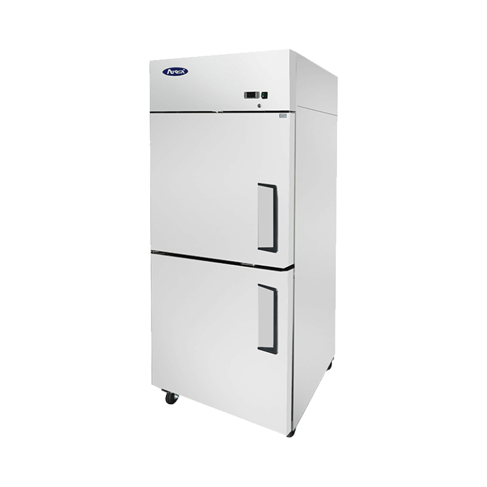 Atosa MBF8010GRL — Top Mount Two (2) Divided Door Reach-in Refrigerator, Left-hand Hinge