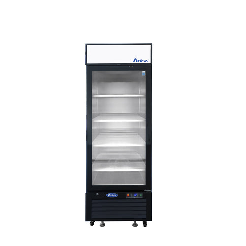 Atosa MCF8720GRL — Black Cabinet One (1) Glass Door Merchandiser Freezer