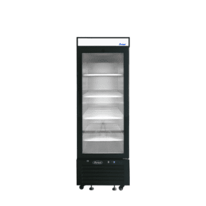 Atosa MCF8726GR — Black Cabinet One (1) Glass Door Merchandiser Cooler