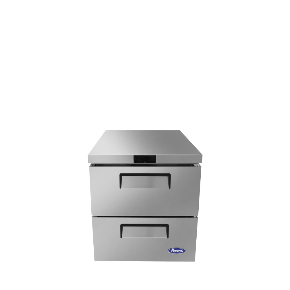 Atosa MGF8415GR — 27″ Two-Drawer Undercounter Refrigerator
