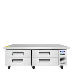 Atosa MGF8453GR — 72″ Refrigerated Chef Base