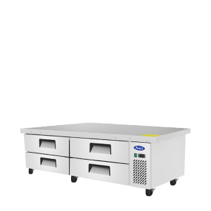 Atosa MGF8453GR — 72″ Refrigerated Chef Base