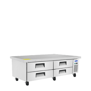 Atosa MGF8453GR — 72″ Refrigerated Chef Base