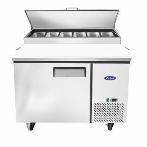 Atosa MPF8201GR — 44″ Refrigerated Pizza Prep. Table