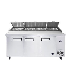 Atosa MPF8203GR — 93″ Refrigerated Pizza Prep. Table