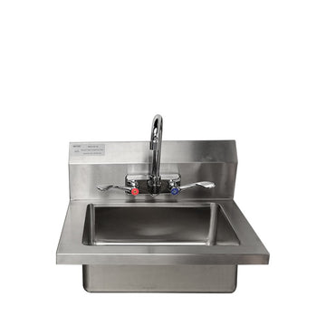 Atosa MRS-HS-18 — 18″ Hand Sink with Wrist Blade Handles