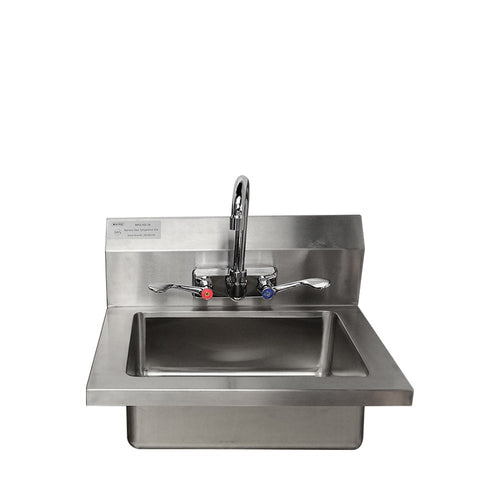 Atosa MRS-HS-18 — 18″ Hand Sink with Wrist Blade Handles