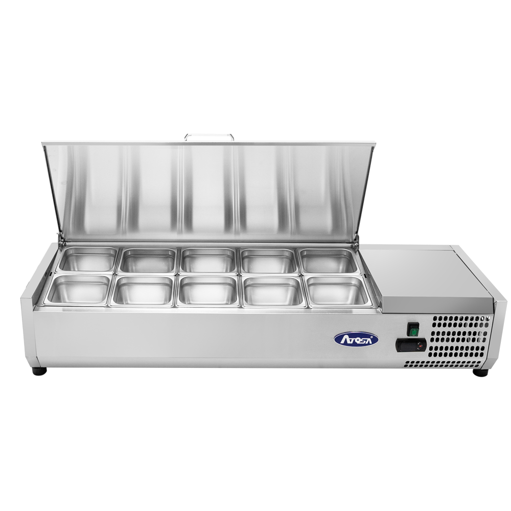 Atosa MSCT-48-10 – Refrigerated Countertop Prep Station