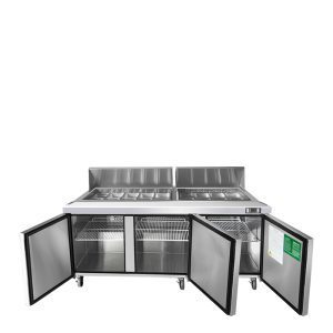 Atosa MSF8304GR — 72″ Refrigerated Standard Top Sandwich Prep. Table