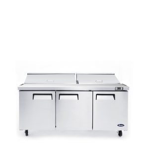 Atosa MSF8304GR — 72″ Refrigerated Standard Top Sandwich Prep. Table