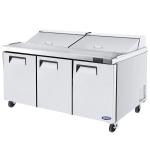 Atosa MSF8304GR — 72″ Refrigerated Standard Top Sandwich Prep. Table