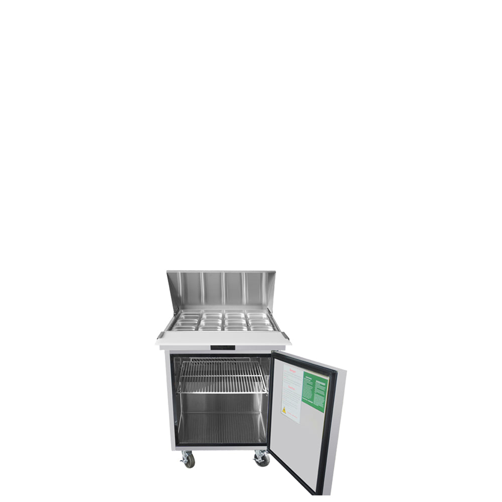 Atosa MSF8305GR — 27″ Refrigerated Mega Top Sandwich Prep Table