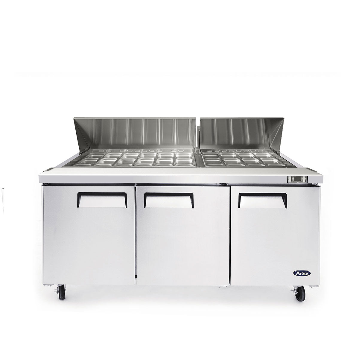 Atosa MSF8308GR — 72″ Refrigerated Mega Top Sandwich Prep. Table