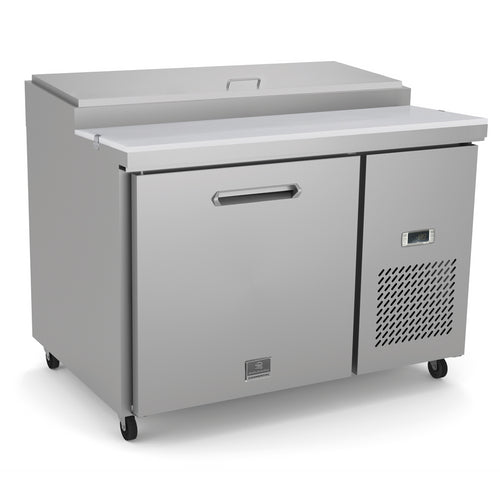 Kelvinator Refrigeration Equipment 1-Door Pizza Prep Table 48" Long 6-1/3 Pan