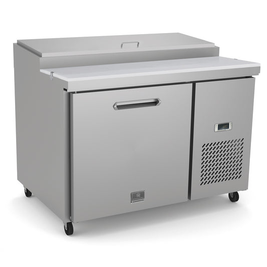 Kelvinator Refrigeration Equipment 1-Door Pizza Prep Table 48" Long 6-1/3 Pan