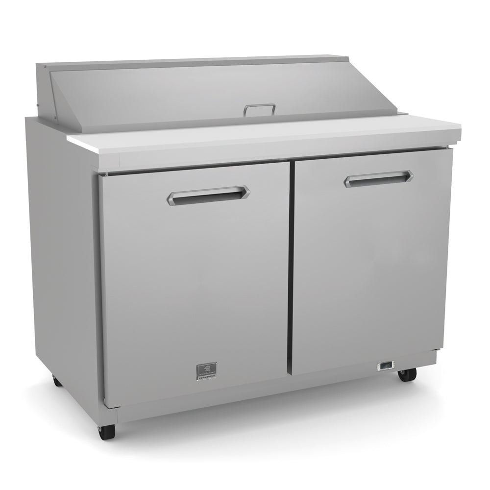 Kelvinator Refrigeration Equipment 2-Door Sandwich/Salad Prep Table 48" Long 12-1/6 Pan