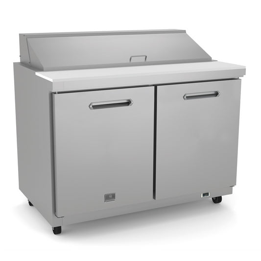 Kelvinator Refrigeration Equipment 2-Door Sandwich/Salad Prep Table 48" Long 12-1/6 Pan