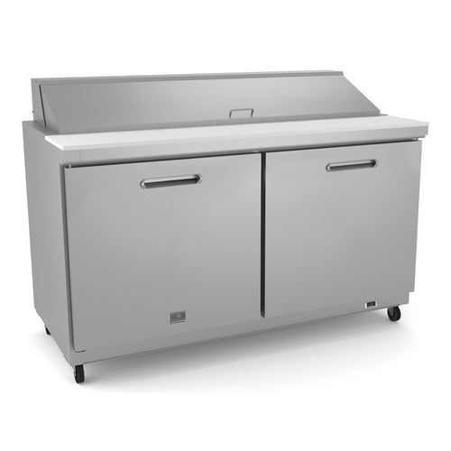 Kelvinator Refrigeration Equipment 2-Door Sandwich/Salad Prep Table 61" Long 16-1/6 Pan