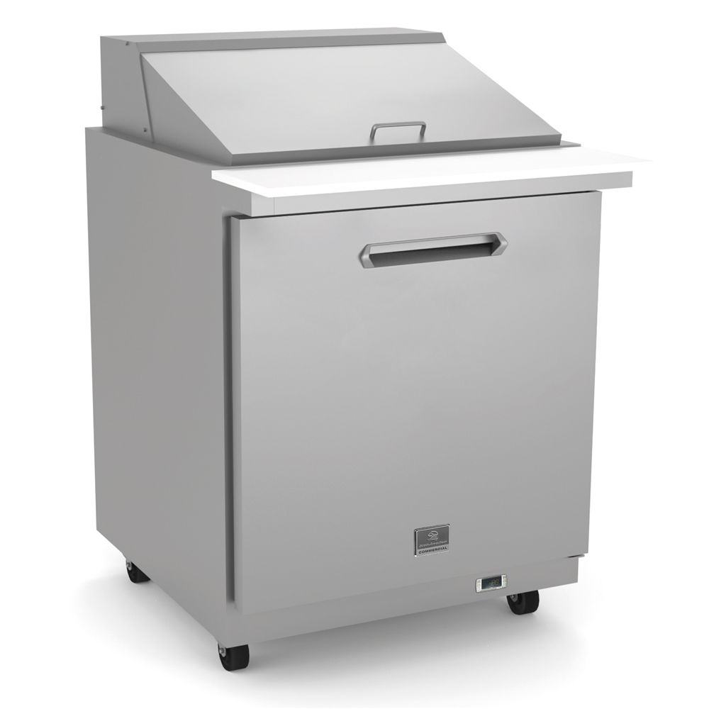 Kelvinator Refrigeration Equipment 1-Door Mega Top Prep 29" Long 9-1/6, 3-1/9 Pan