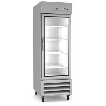 Kelvinator Refrigeration Equipment 1-Glass Door Full Height Refrigerator 27" Long