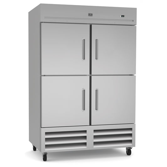Kelvinator Refrigeration Equipment 4-Half Door Full Height Refrigerator 54" Long