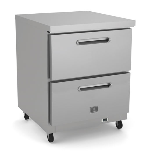 Kelvinator Refrigeration Equipment 2-Drawer Refrigerator Under Counter 27" Long