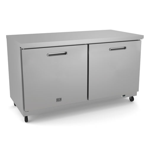 Kelvinator Refrigeration Equipment 2-Door Under Counter Refrigerator 61" Long