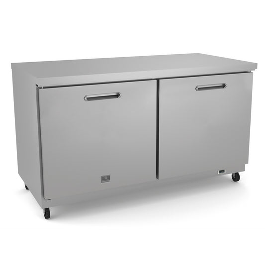 Kelvinator Refrigeration Equipment 2-Door Under Counter Refrigerator 61" Long
