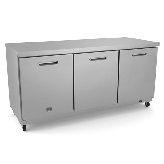 Kelvinator Refrigeration Equipment 3-Door Under Counter Refrigerator 72" Long