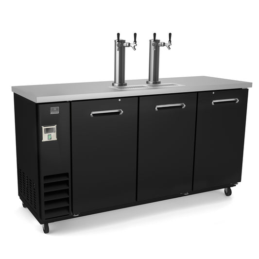 Kelvinator Refrigeration Equipment 3-Door 2-Tower Draft Box 73" Long