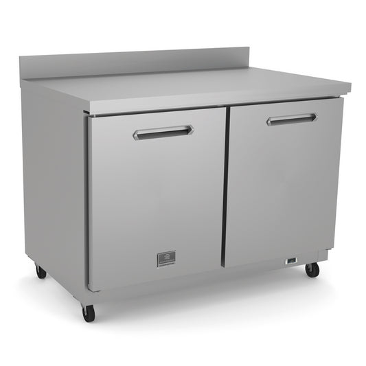 Kelvinator Refrigeration Equipment 2-Door Work Top Freezer 48" Long