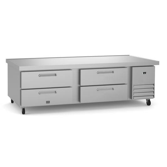 Kelvinator Refrigerated bases 4-Drawer Chef Base Refrigerator 74" Long
