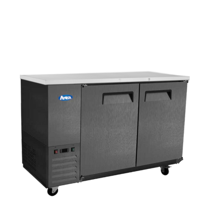 Atosa SBB48GRAUS2 — 48″ Black Shallow Depth Back Bar Cooler