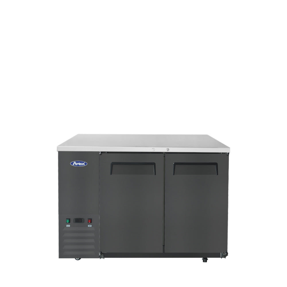 Atosa SBB69GRAUS2 — 69″ Black Shallow Depth Back Bar Cooler