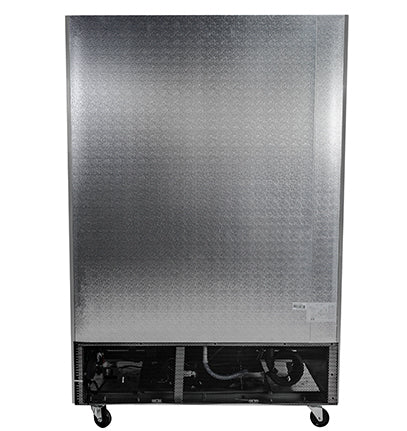 Saba Corpusa ST-47RG Glass Door Reach-In Refrigerator, 47 Cu. Ft. Stainless Steel (2-Door)