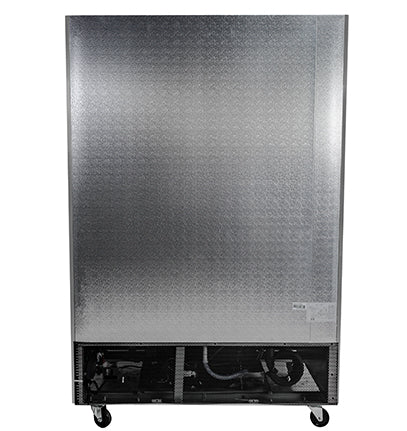 Saba Corpusa ST-47RG Glass Door Reach-In Refrigerator, 47 Cu. Ft. Stainless Steel (2-Door)