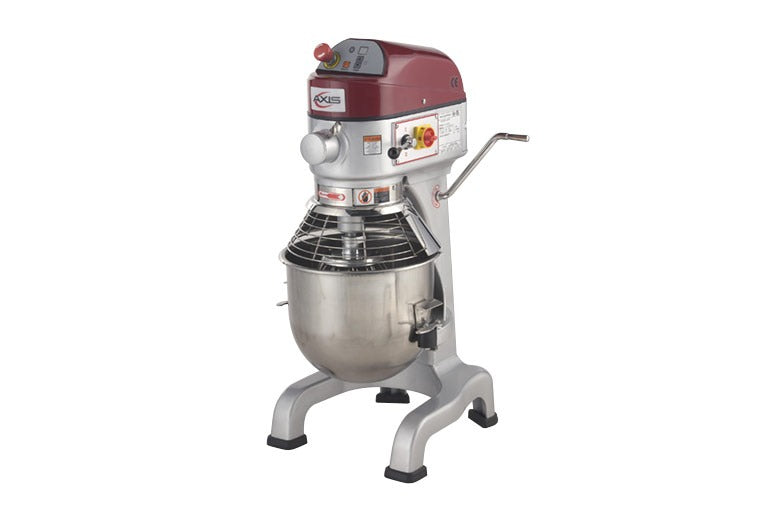 Axis AX-M20 20-Quart Commercial Planetary Mixer – 3-Speed, Gear Drive, Digital Timer