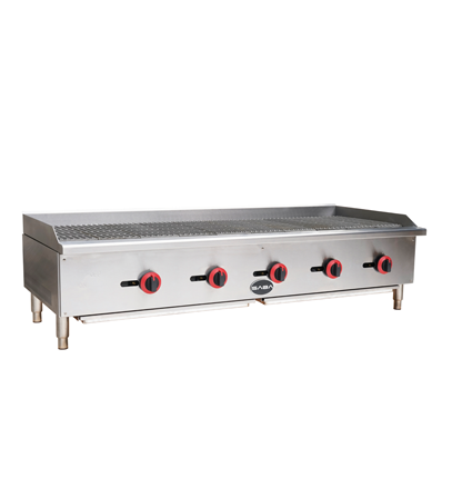 Saba Corpusa CB-60 Heavy-Duty Gas Radiant Charbroiler, 150,000 BTU Commercial Grill