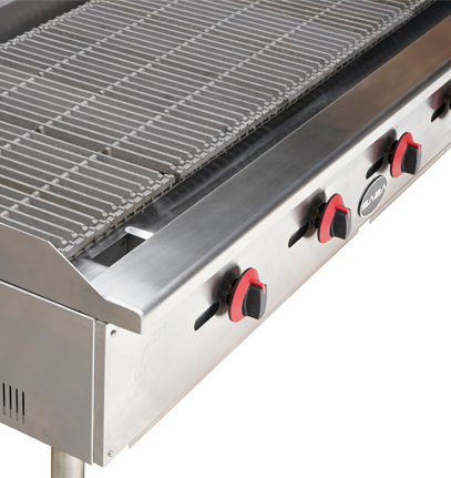 Saba Corpusa CB-60 Heavy-Duty Gas Radiant Charbroiler, 150,000 BTU Commercial Grill